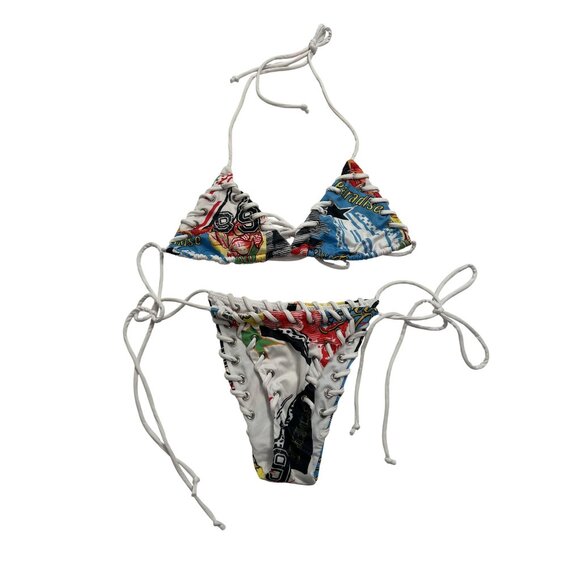 Jaded London Aventura Bikini in Couture Print - Picture 1 of 4